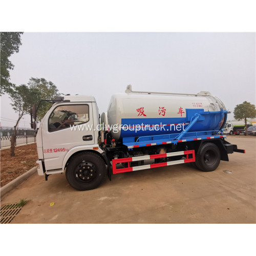 Euro 5 diesel Dongfeng tanker vacuum suction truck